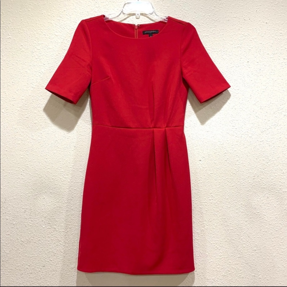 Banana Republic red dress size 2